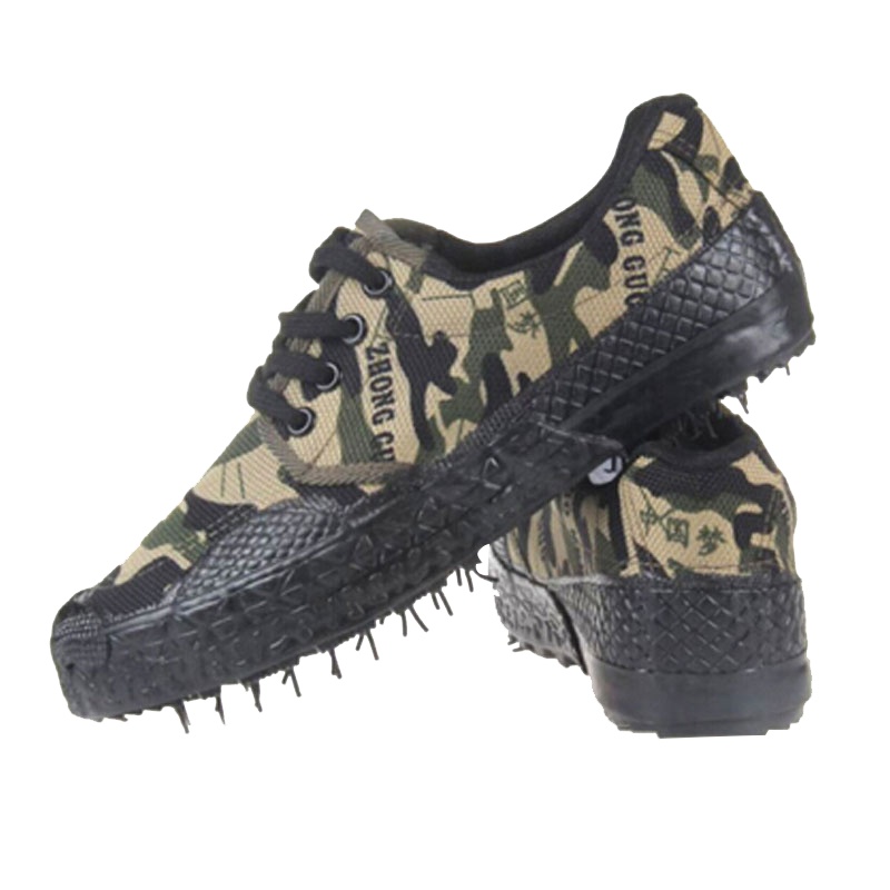 冰禹 SNll-111 劳保鞋子 劳动劳防鞋工地鞋 作训军训迷彩鞋解放鞋 工地帆布胶鞋耐磨 ZG梦 39
