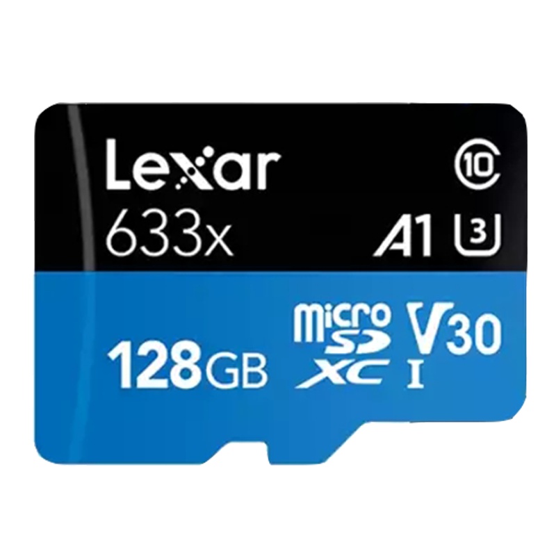 [免邮]雷克沙(Lexar)128GB TF卡633X手机记录仪监控存储卡MicroSD CLASS 10