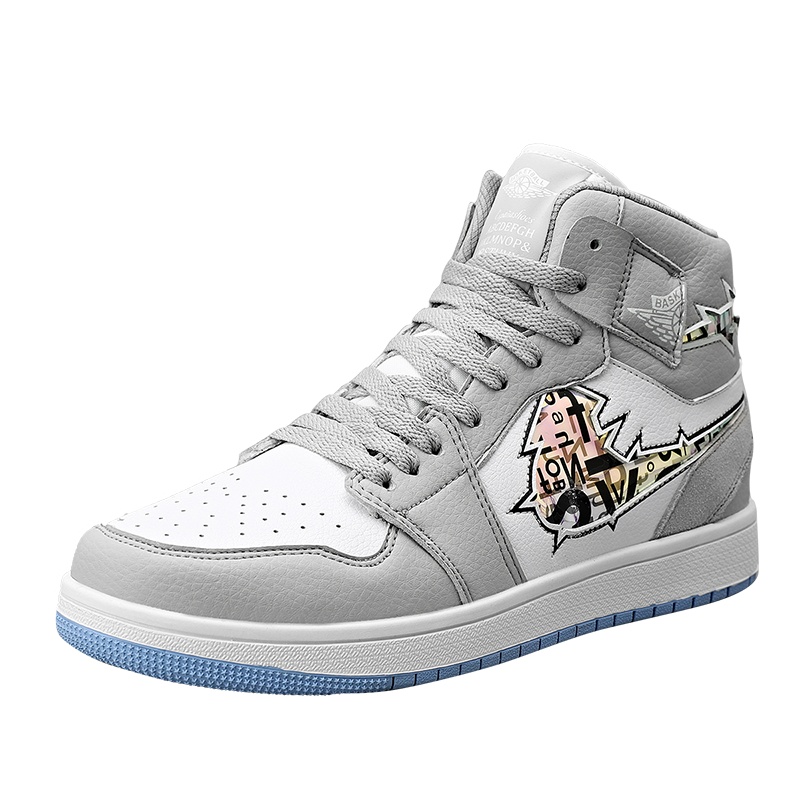 aj男鞋官方旗舰店2021新款高帮鞋子男aj1low鞋空军一号板鞋男