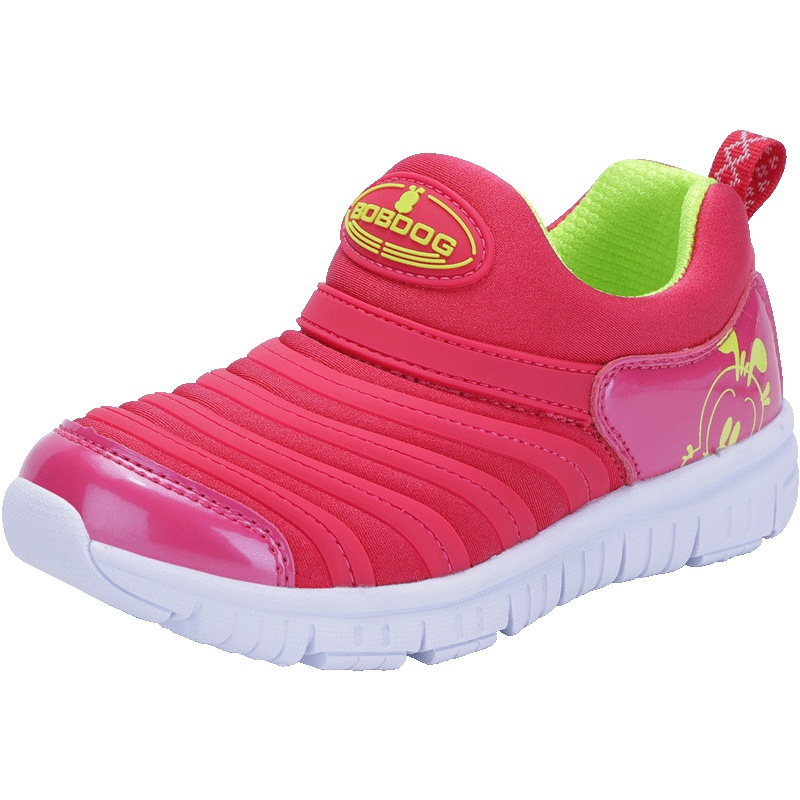 巴布豆童鞋毛毛虫童鞋男2019春秋款儿童鞋子宝宝运动鞋女