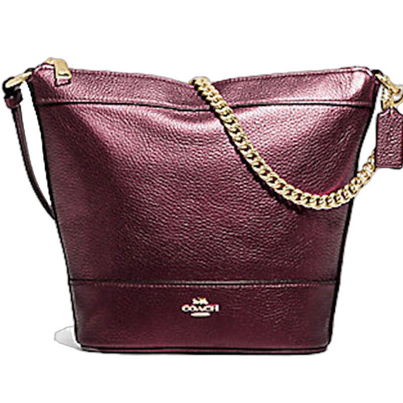 [直营]蔻驰(COACH)PAXTON系列真皮/涂层帆布 女士拉链款单肩包斜挎包小号流浪包 女包