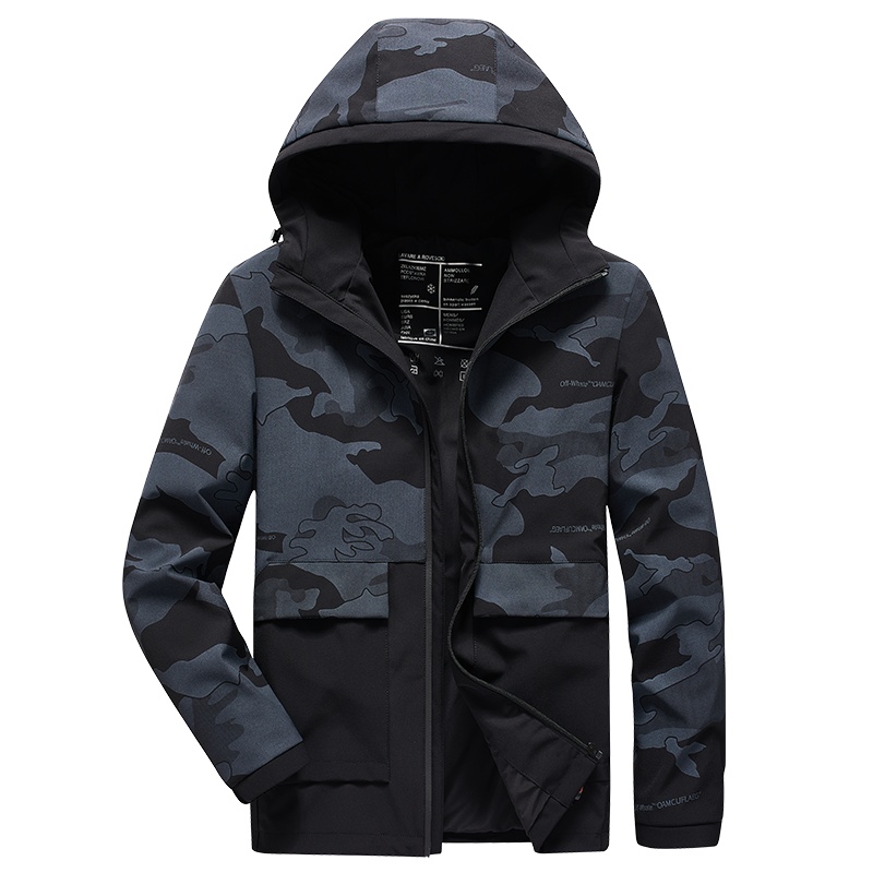 JEEP SPIRIT吉普男装外套2021秋季新款宽松加大码户外运动休闲男士外套