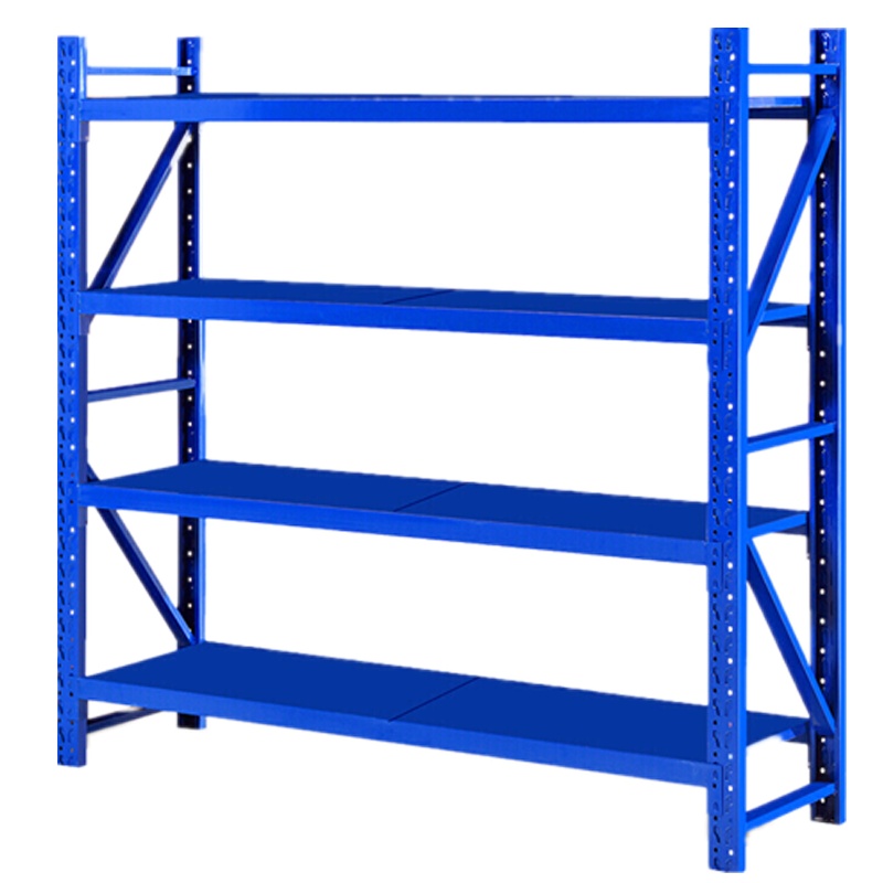 欧宝美仓储货架超市仓库架展示架轻型四层货架200*45*180（定制款）