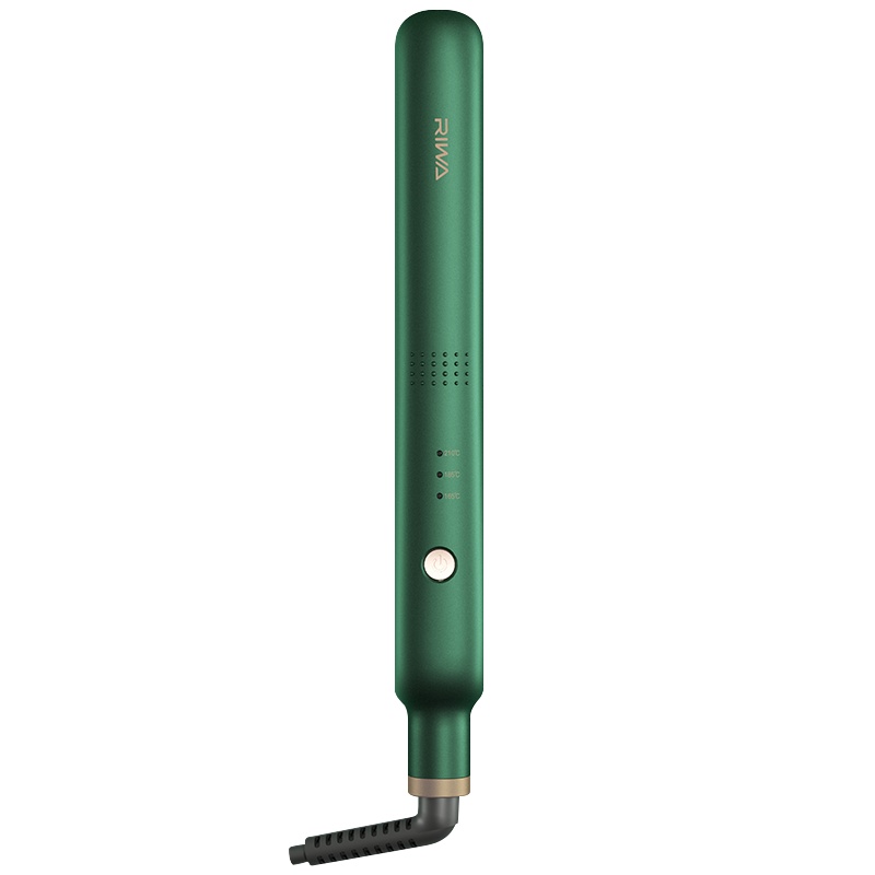 雷瓦(RIWA)卷发棒直板夹直发迷你负离子卷直两用可做8种造型两用烫发电熨板便携卷发器8350