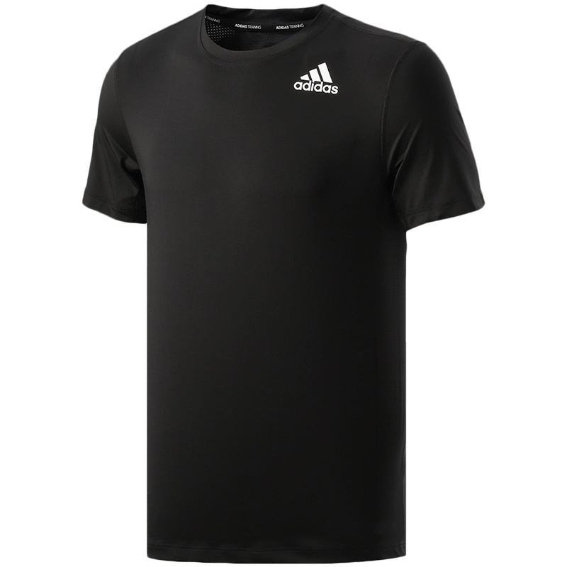 【自营】阿迪达斯男服短袖T恤跑步健身训练半袖休闲运动服GM5040