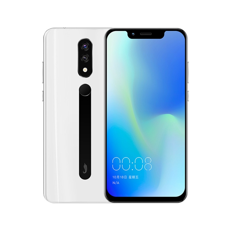 小辣椒 P60 6+128GB 珍珠白 3000mAh大电池 5.86英寸刘海屏 双面玻璃 微信8开 全网通4G 双卡双待