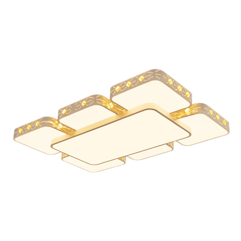 led客厅灯2020年新款吸顶灯简约现代大气卧室灯三室两厅灯具套餐