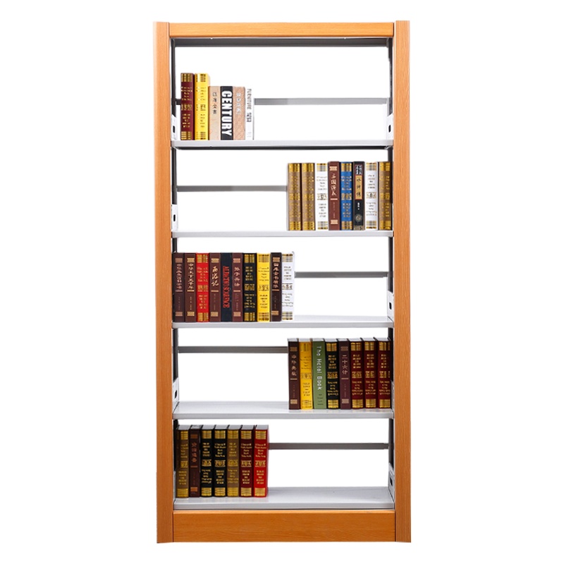 永格书架 档案室书架 资料架 办公室书架 木质书架钢制单双面书架 书房 架子 图书馆书架阅览室架子图书架 单面五层