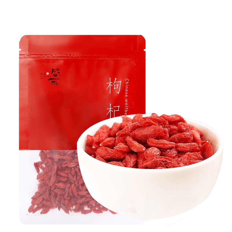 盛耳宁夏枸杞100g宁夏特产红枣桂圆枸杞煮粥煲汤