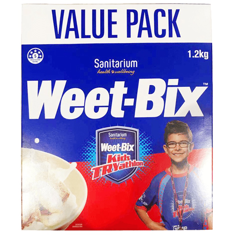 [欢乐颂安迪同款]新康利(WeetBix)即食麦片 1.2kg/盒 谷物早餐 方便速食 进口食品 澳大利亚进口