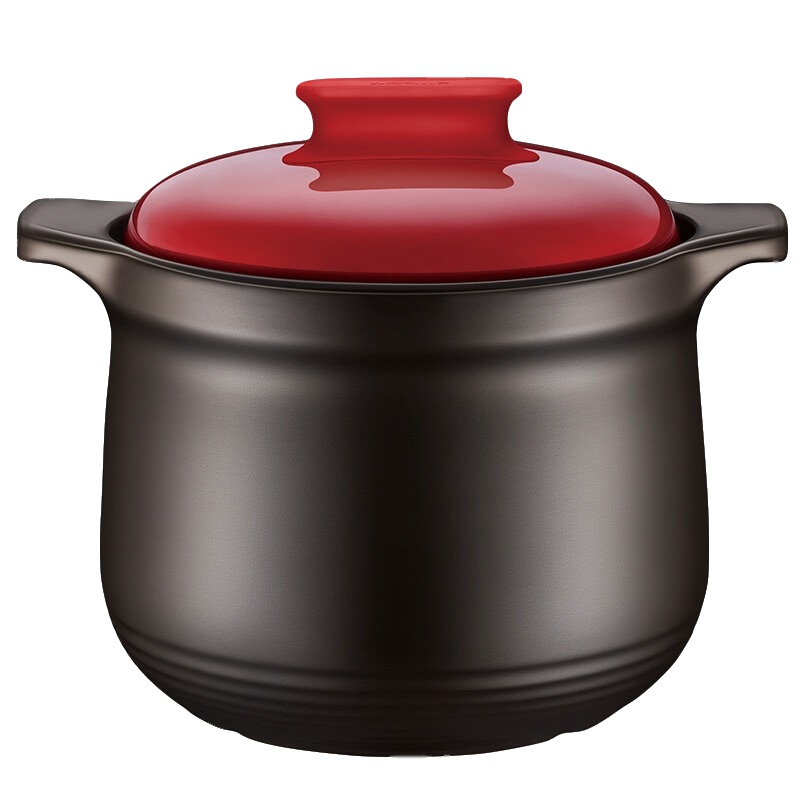 苏泊尔/SUPOR 砂锅陶瓷锅 深汤煲 煲汤锅煮粥锅 养生瓦罐炖煮锅 石锅煎药壶 燃气灶炖盅 6.0L TB60H1