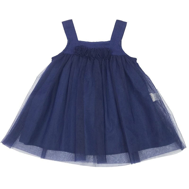 洛克泰迪女童连衣裙2020新款儿童夏装小女孩洋气气质无袖裙子女宝宝公主裙