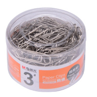 (DT)晨光(M&G) ABS91697 10筒/盒 3号办公用PVC筒装金属回形针 (计价单位:盒)