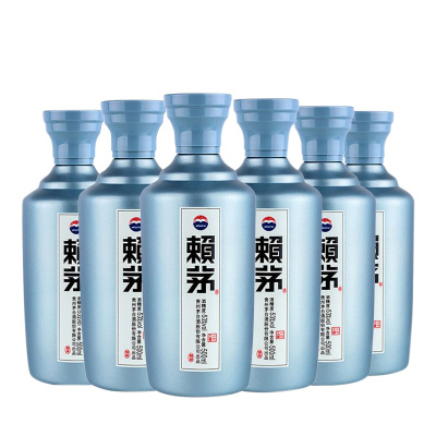 茅台 赖茅 一代工酱 箱装 53度 500ml*6瓶 酱香型 白酒 賴茅