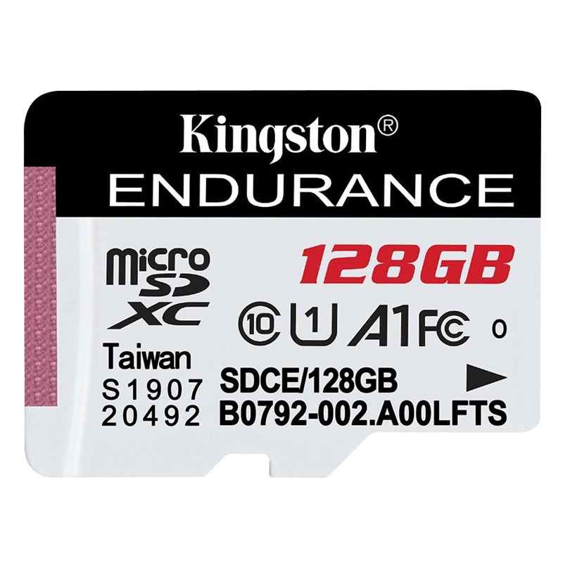金士顿(Kingston)128GB 读速95MB/s U1 A1 行车记录仪&家庭监控摄像专用 TF(MicroSD)