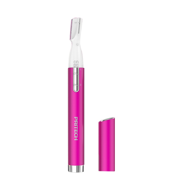 匹奇(Pritech)T9自动电动女士用美眉修眉刀刮眉刀眉毛修剪器剃眉毛刀眉刀玫红色