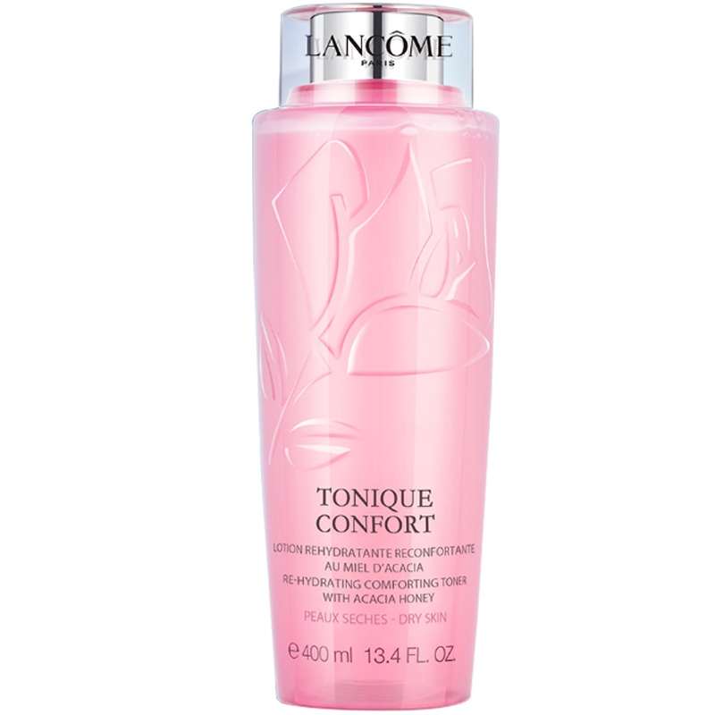 LANCÔME兰蔻大粉水玫瑰露清滢柔肤水400ml[2瓶装]补水保湿 舒缓泛红爽肤水化妆水干皮真爱