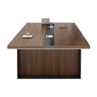 欧宝美会议桌长条桌培训桌现代简约洽谈桌DX