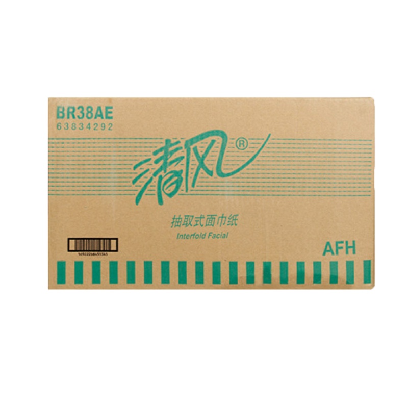 得力 清 风 卷 纸 三 层100克*40卷//箱