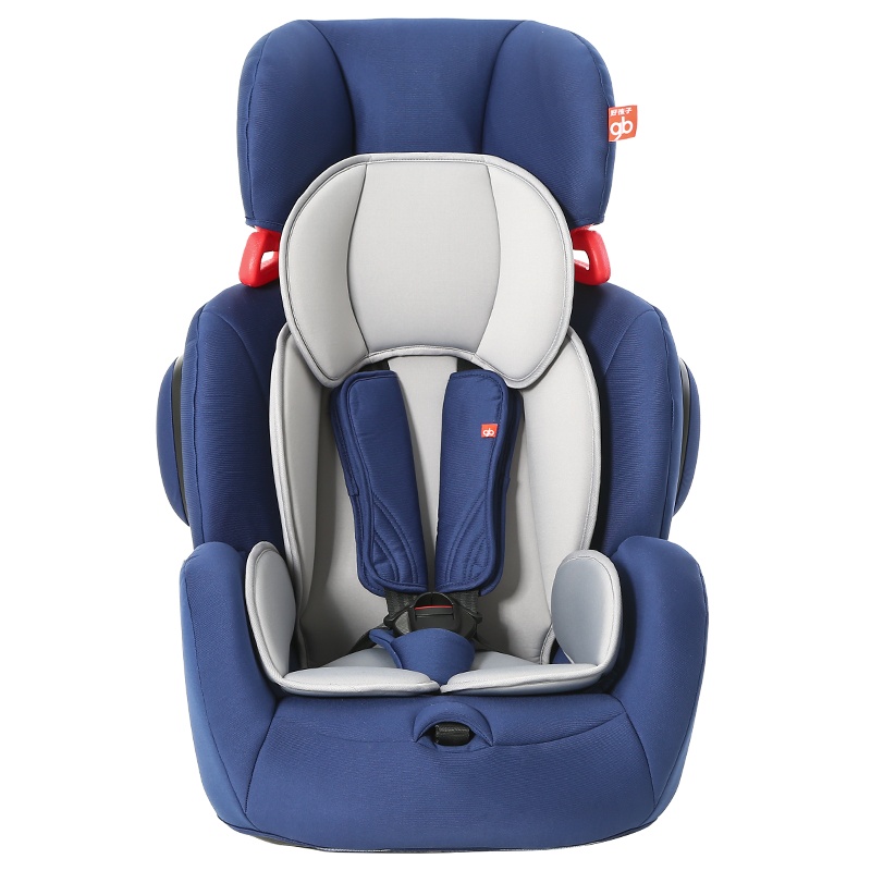 gb好孩子 高速汽车儿童安全座椅 ISOFIX接口 4档调节 侧撞保护 CS786-A007蓝色(9个月-12岁)