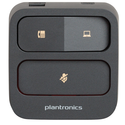 缤特力(Plantronics)MDA100 音频切换器/兼顾座机+电脑/话务耳机耳麦配件