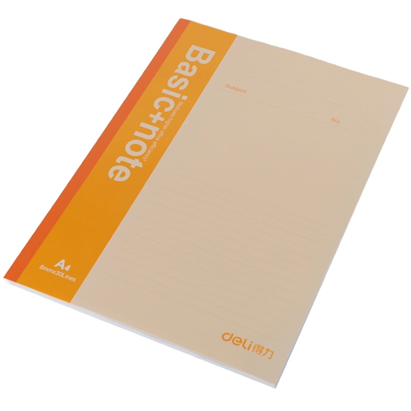 7658软面抄笔记本子A4练习本文具 颜色随机10本