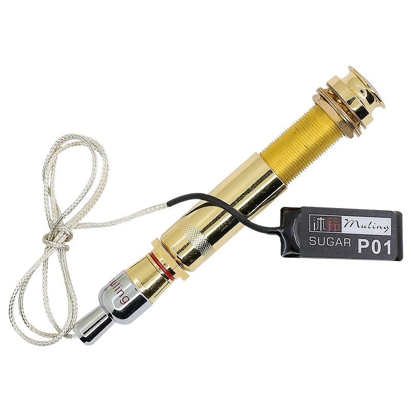 沃森沐铃P01木吉他古筝古琴中阮小提琴冬不拉马头琴拾音器贴片 乐器配件