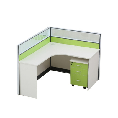 逐鹿中原L型屏风办公桌单人位DZ0586