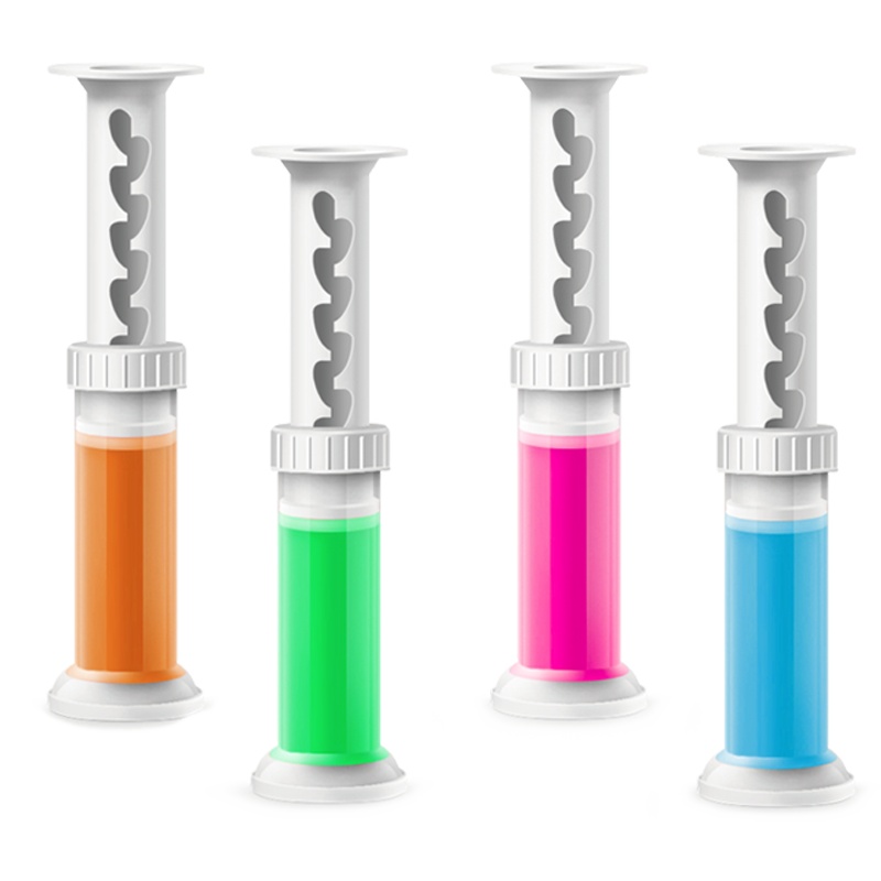 山山50g*4支装马桶小花洁厕灵厕所除臭神器去异味清洁剂日本开花凝胶芳香蓝泡泡