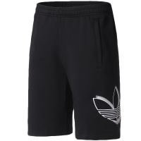 阿迪达斯adidas三叶草男装运动服休闲针织短裤FM9878