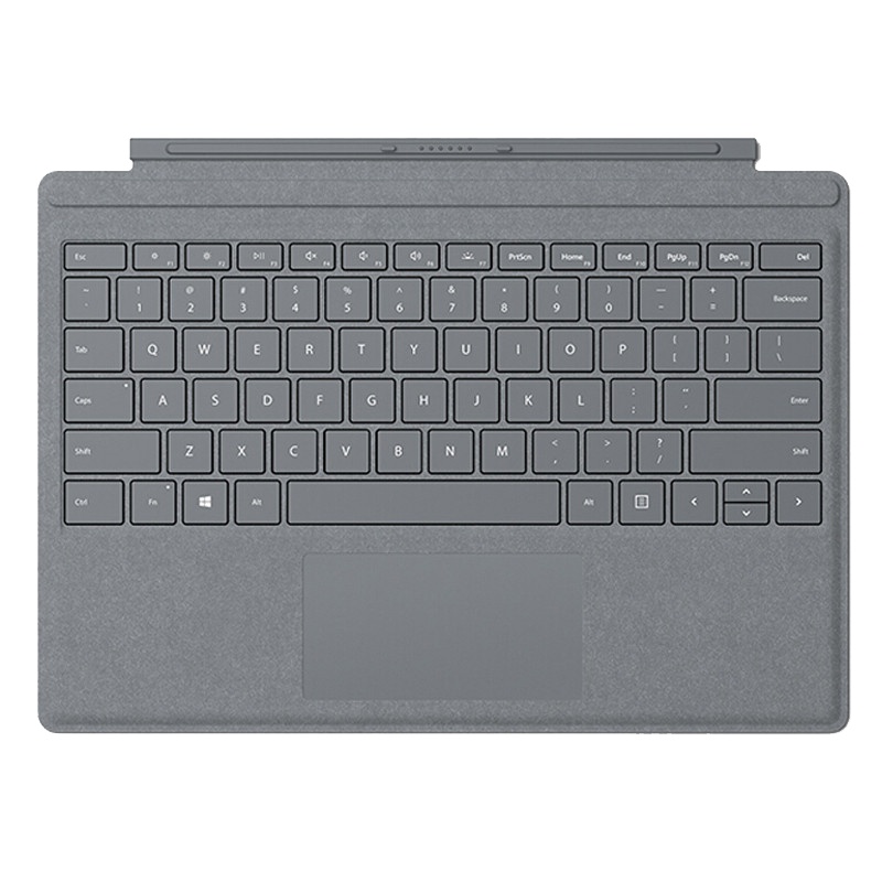 微软(Microsoft)Surface Go 特制专业键盘盖(亮铂金)灰色微软键盘