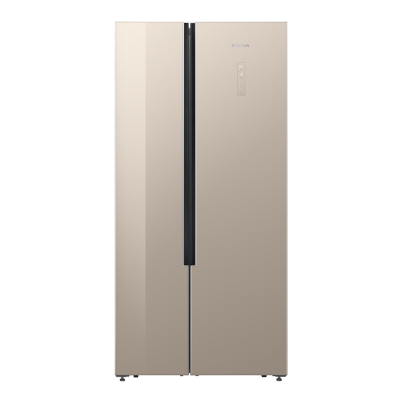 西门子(SIEMENS)超薄对开门冰箱KX52NS30TI 530L大容量冰箱 浅金色