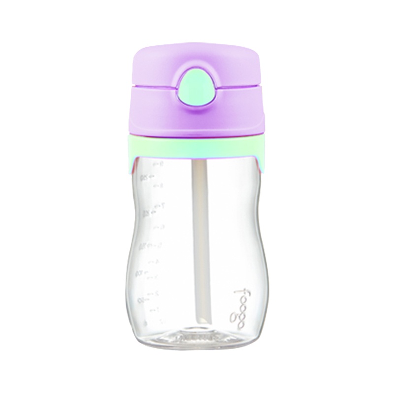 膳魔师THERMOS 母婴幼儿童夏季吸管杯宝宝学饮杯婴儿训练杯小孩防漏水杯附赠替换吸管 348ml BP5353 PL