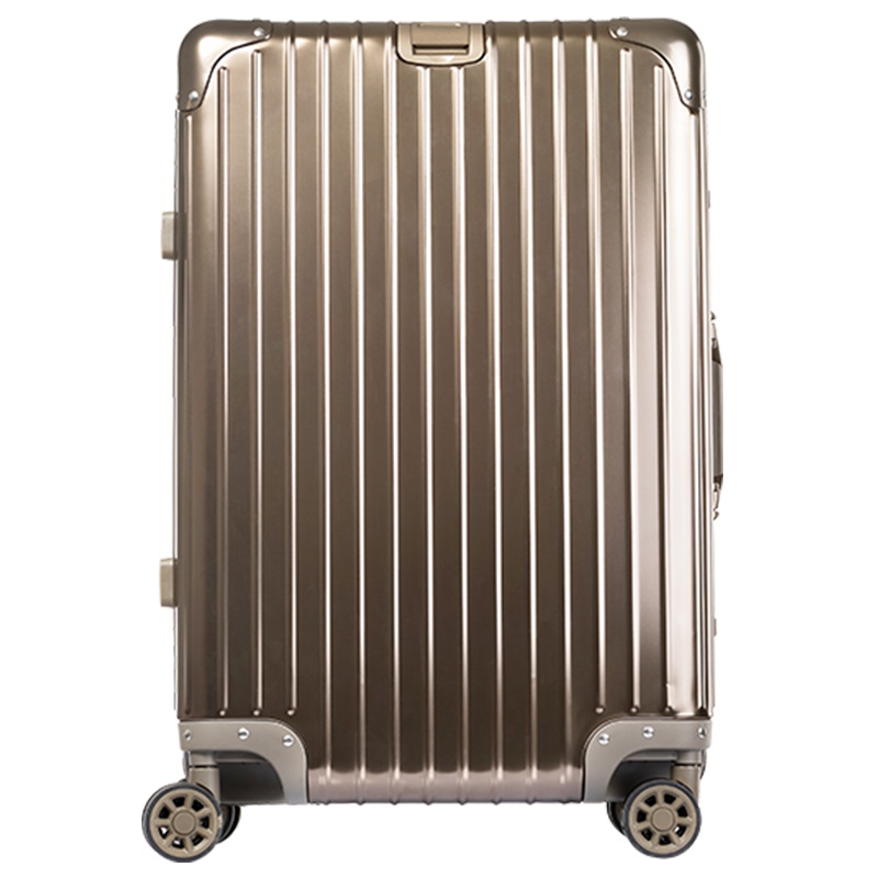 苏宁极物 纯铝镁合金金属万向轮拉杆箱旅行箱登机箱20寸男女时尚简约