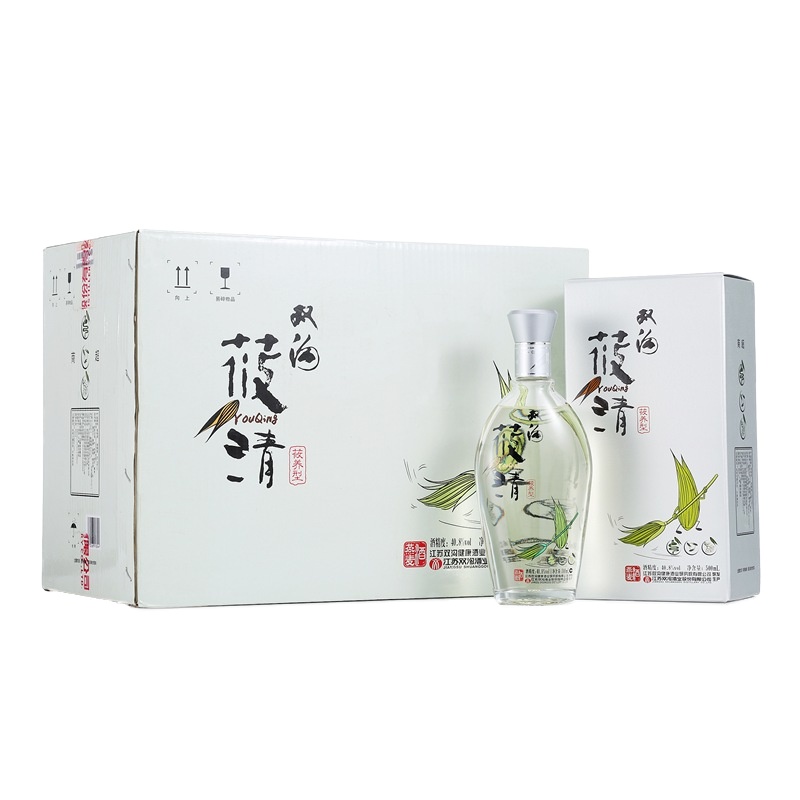双沟 双沟莜清(燕麦酒) 40.8度 500ml*6整箱装浓香型白酒