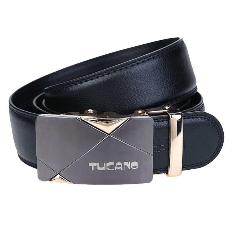 啄木鸟（TUCANO）男士皮带商务系列自动扣牛皮腰带 WDE1101A-88B0