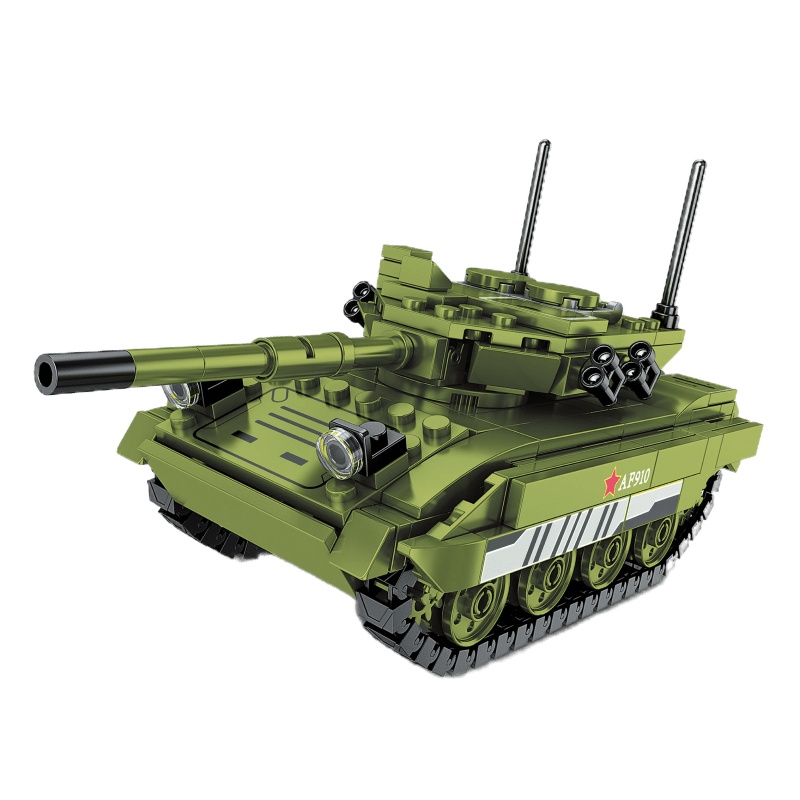 ORSIM奥森 坦克 豹2 儿童益智拼装积木 89003