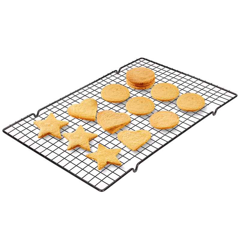 拜杰 蛋糕饼干冷却架 不沾面包冷凉凉网蛋糕倒扣冷却网烘焙冷却架 40.2cm*25cm