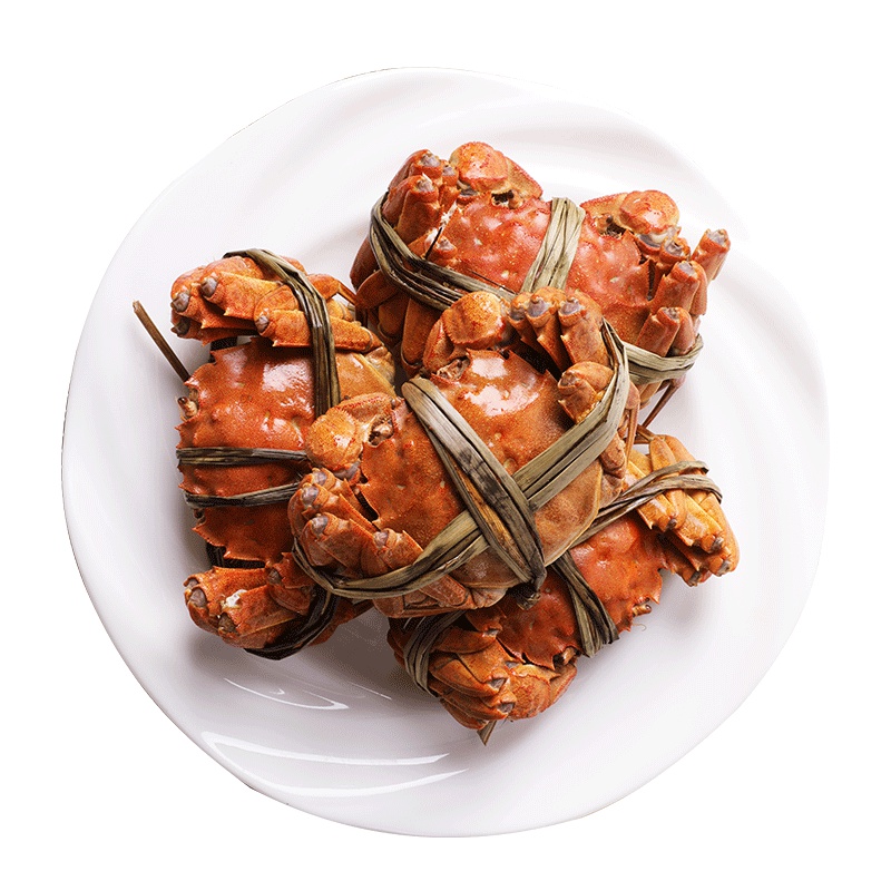 礼券阳澄之王大闸蟹卡券华贵型-2666公4.5两 母3.0两 4对8只礼盒装