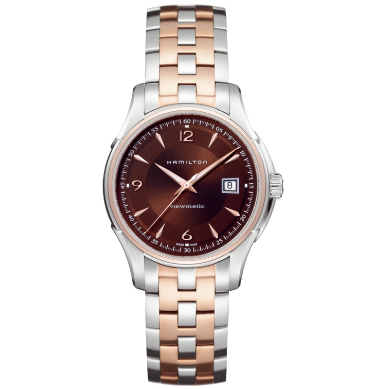 汉米尔顿(Hamilton)瑞士手表爵士系列钢带自动机械男士手表H32655195