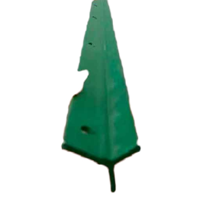 不锈钢立柱支架刺网护栏隔离栏防盗网刀片刺网刺绳安装支架 V型支架(安装刀片刺网)