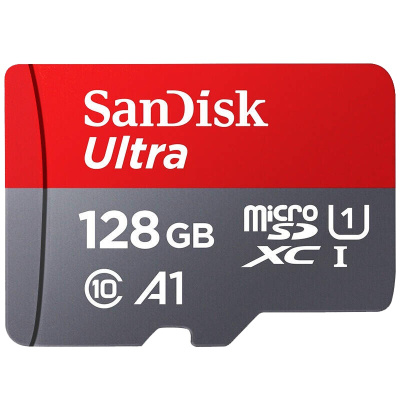 闪迪(Sandisk)128GB TF卡手机内存卡 读140MB/s 存储卡 A1 Micro SD卡 CLASS 10