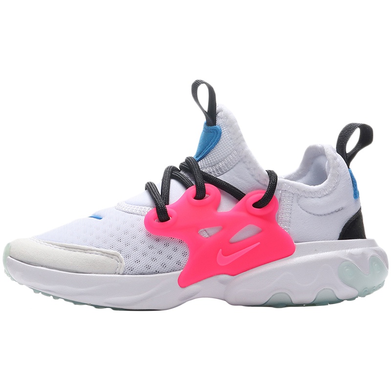 NIKE童男女中童休闲鞋拼色一脚蹬舒适跑步运动鞋BQ4003