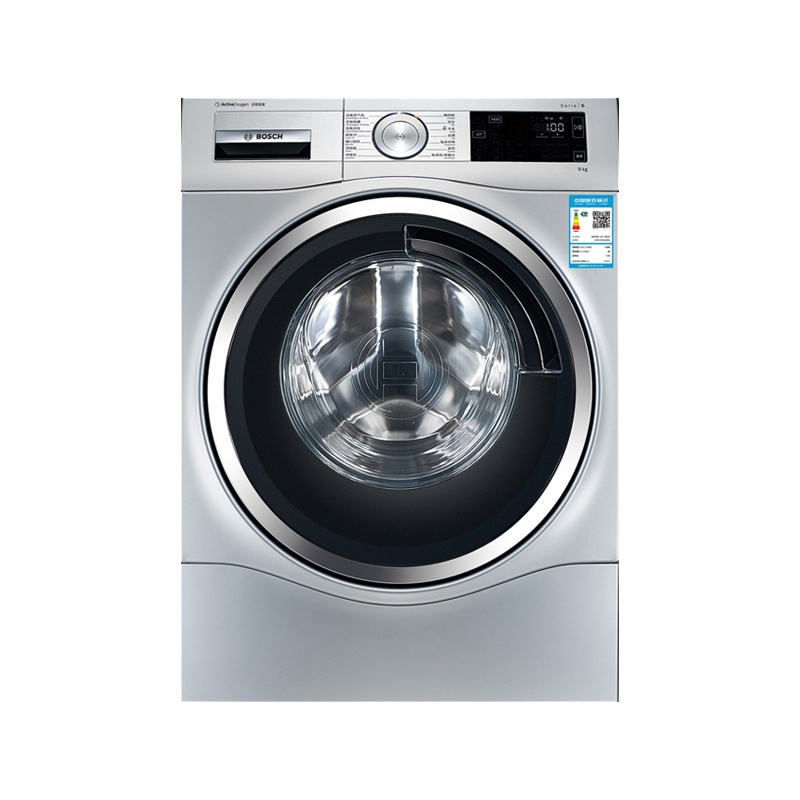 博世(BOSCH) 9公斤全自动家用变频滚筒洗衣机 活氧除菌除螨 一级节能 五维洁净 WGC344B80W