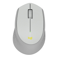 罗技(Logitech)M280无线鼠标 台式电脑笔记本电脑USB接口接收器无线光电家用游戏商务便携舒适办公鼠标 灰色