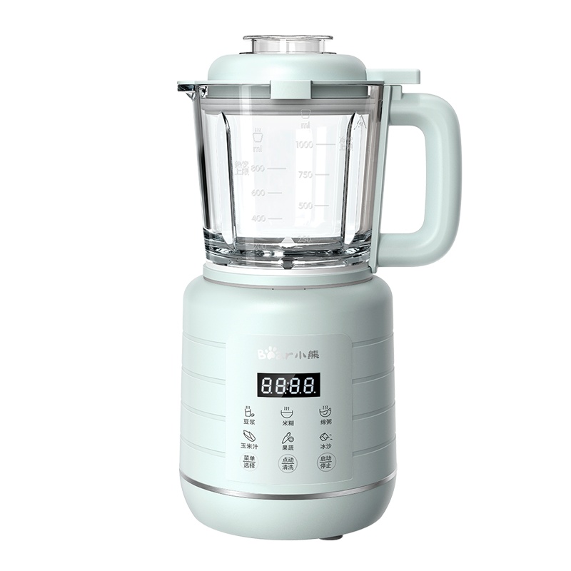 小熊(Bear)破壁机 PBJ-C06C1 家用全自动小型智能多功能沙冰榨汁辅食豆浆搅拌机无渣果汁机苏宁自营