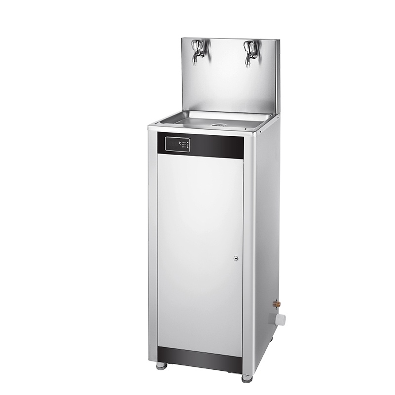 乐创(lecon)商用开水器 学校公司工厂大型不锈钢饮水机 台式一开一温 LC-J-ZY01