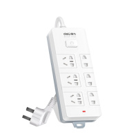 得力(deli) 18256插线板新国标6位3米 大孔距总控开关插座/插排/插线板/接线板 五个起订 单个装