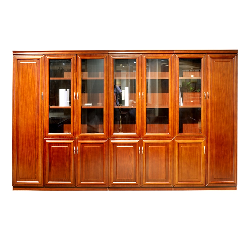 东港家具 DW-311 办公家具现代新中式书柜,办公室文件柜,油漆实木自由组合储物柜,可定制