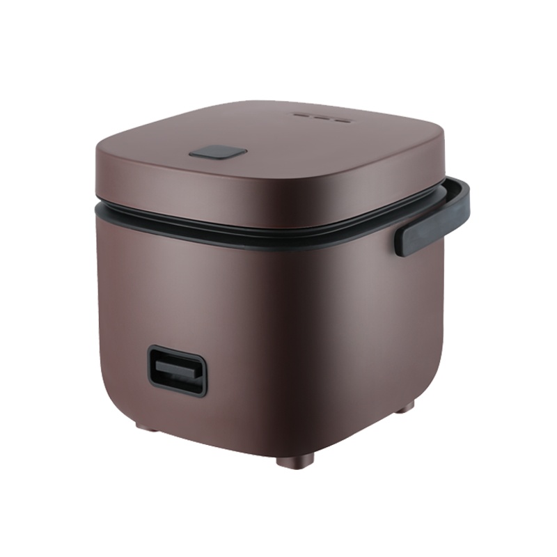 家實(JIA Shi) 迷你电饭煲1.2L家用迷你小型1-2人电饭锅单人厨房小家电器古典棕